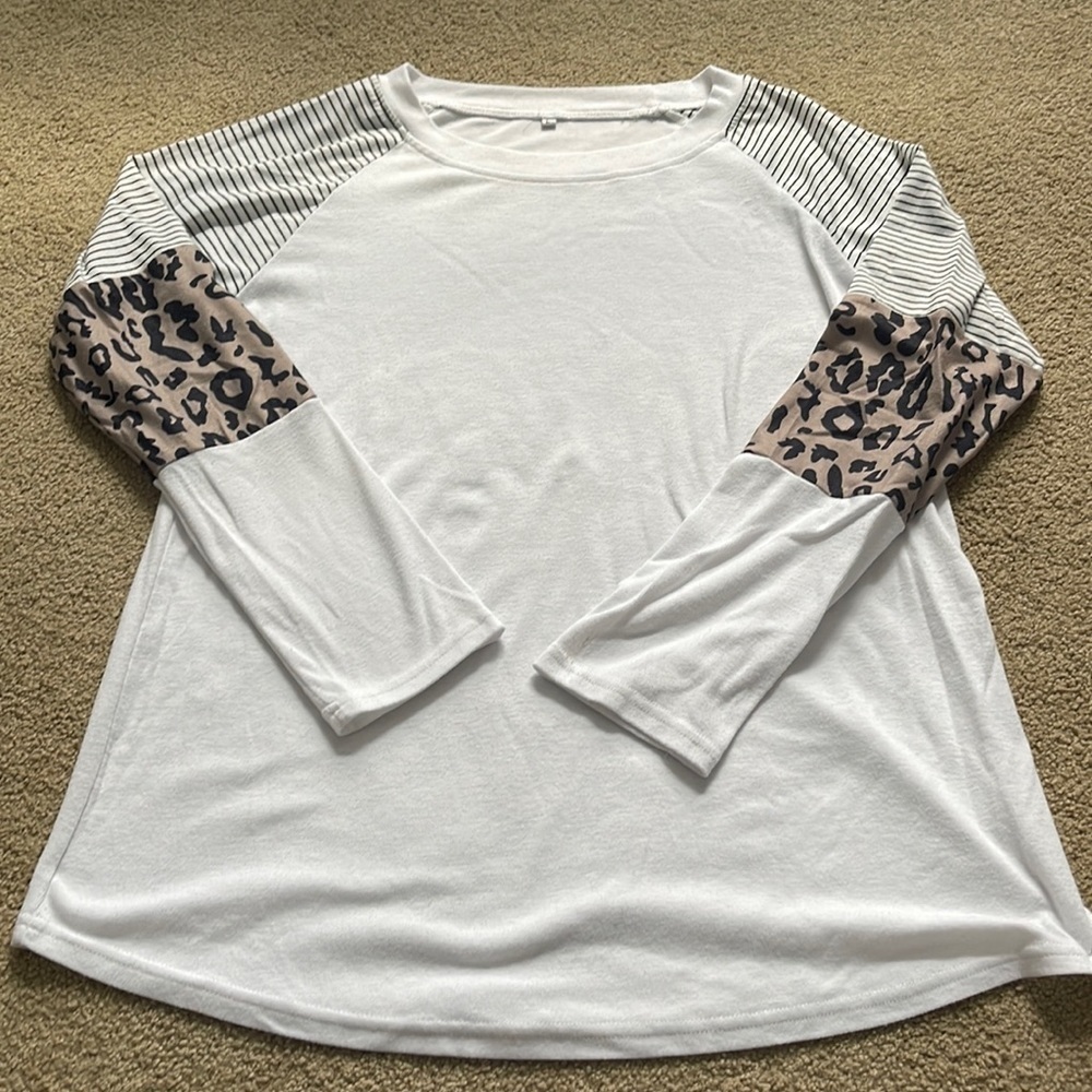 Soft Crew Neck with Cheetah